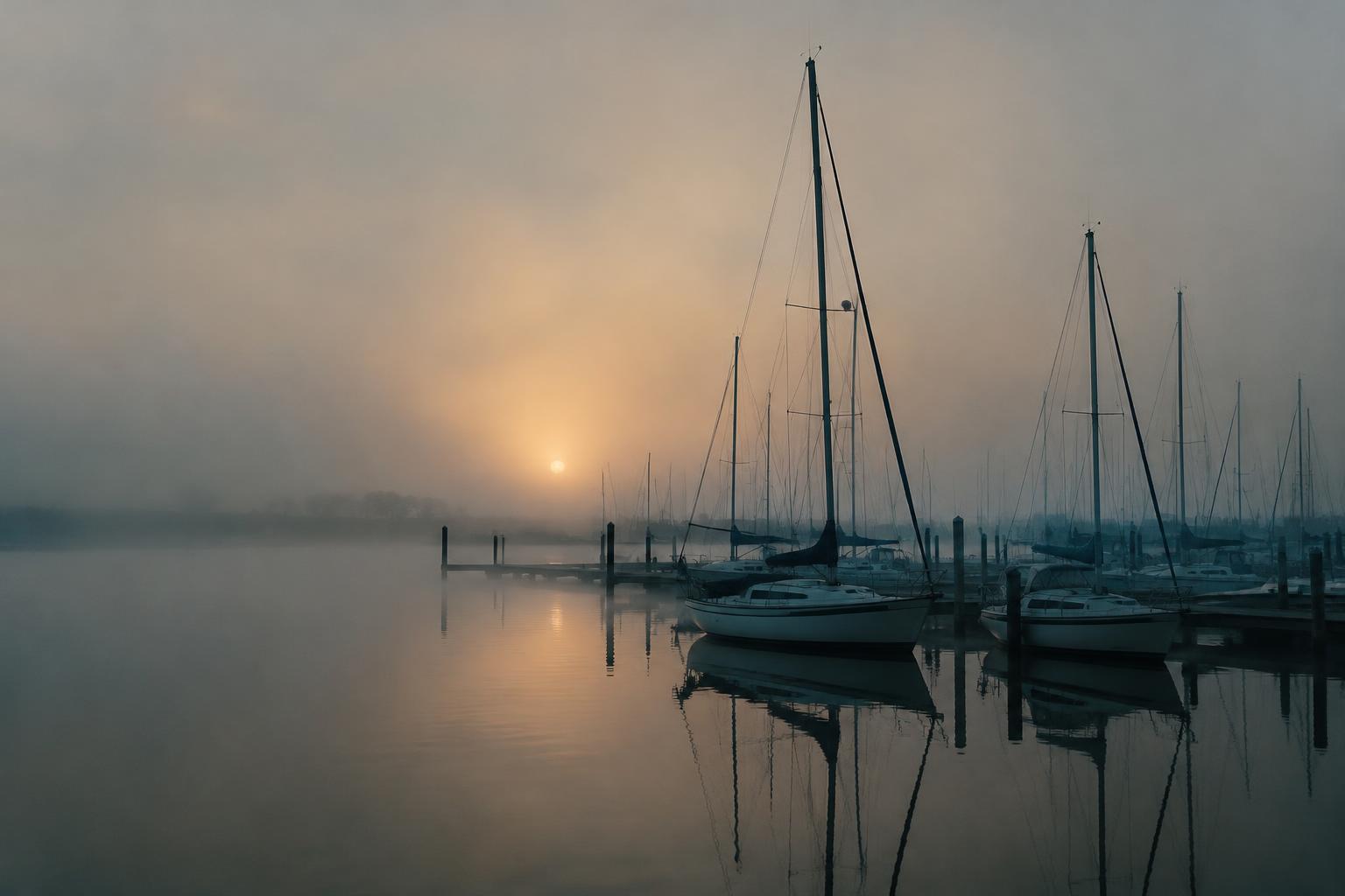 Marina at dawn